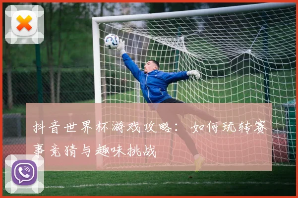 抖音世界杯游戏攻略：如何玩转赛事竞猜与趣味挑战